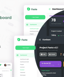 Fasto - Saas Admin Dashboard Template