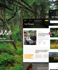 Fauna - Wildlife Tours Elementor Template Kit