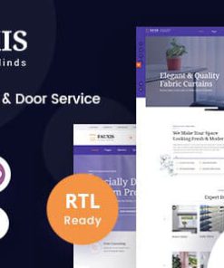 Fauxis - Windows Curtains WordPress Theme + RTL