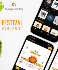 Festival Post, Brands.live or AdBanao Festival Poster Maker clone  Android App