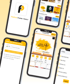 Festival poster maker - Brands.live or AdBanao and Festival Poster Maker clone Android App