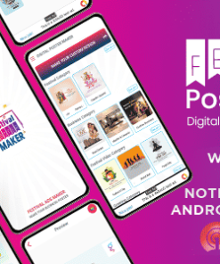 Festival Poster Maker, Business Poster Maker with PHP Admin Panel, Greeting Post Maker & Videos