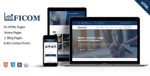 Ficom - Finance Responsive HTML5 Template