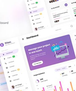 Fillow - Saas Admin Dashboard UI Template Figma