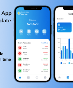 Finance App UI Template - Flutter