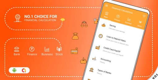 Financial Literacy - Learn and Calculate Android Calculator Full app on Demand