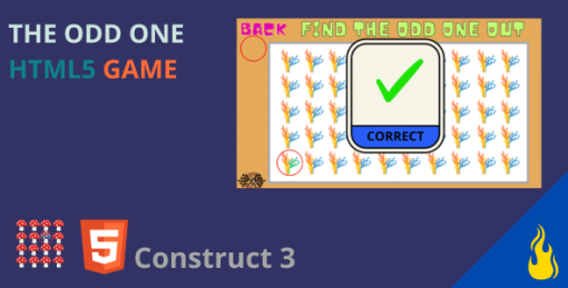 FIND THE ODD ONE - HTML5 Game (Construct 3)