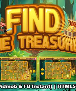 Find The Treasure Puzzle Game (Construct 3 | C3P | HTML5) Admob and FB Instant Ready