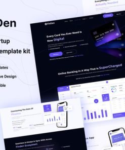Finden - Business & Finance Startup Elementor Template kit