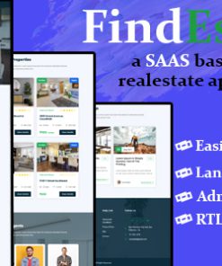 FindEstate - Laravel Real Estate Listing CMS with SaaS