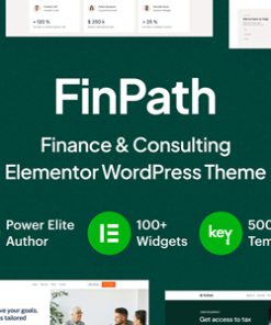 FinPath - Finance & Consulting Elementor WordPress Theme