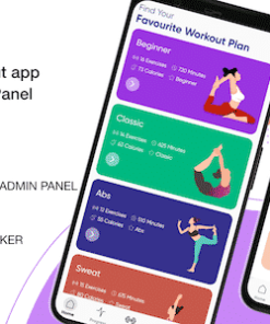 Fitness Home Workout App In Flutter With Admin Panel