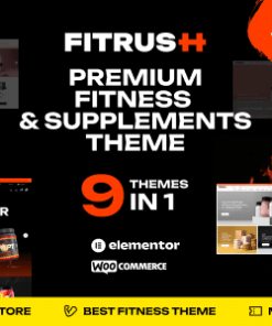 Fitrush - Fitness and Health Supplements WordPress Theme