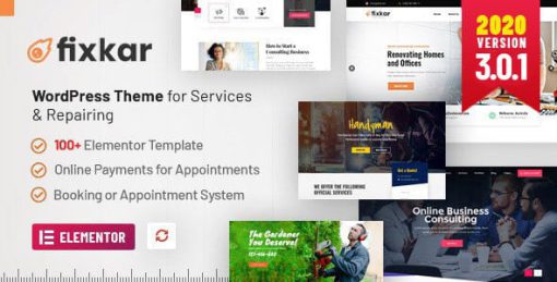 FixKar - All Services WordPress Theme