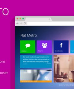 Flat Metro - Responsive WordPress Theme