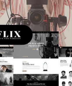 Flix - Film & Video Production Elementor Template Kit