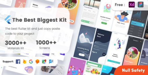 Flutter Big Materials and Flutter Big UI Kits - Flutter UI KIT in flutter kit