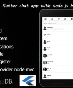 flutter chat app with node js and socket io mongo db