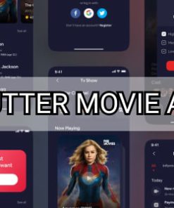 Flutter Complete Movie App - android and ios