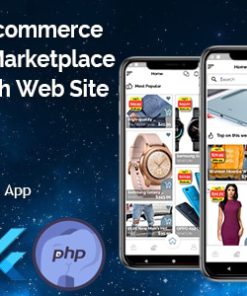 Flutter E-commerce Multi Vendor Marketplace Solution with Web Site (3Apps+PHP Admin Panel+Web Site)