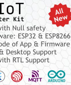 Flutter ESP8266 & ESP32 IoT Starter Kit