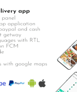 Flutter food delivery with laravel admin dashboard