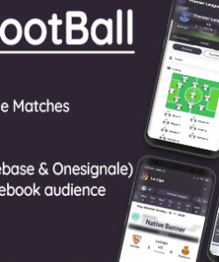 Flutter Football API: LiveScore & Vote Matches & News Sport & Live Matches ( Admob & Facebook ads )