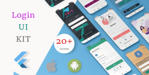 Flutter Login UI Kit | Best UI | 24+ screen