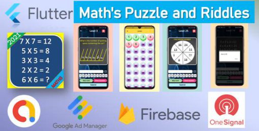 Flutter Math's Puzzle and Riddles Game