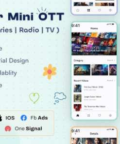 Flutter Mini OTT | Live Tv, Movie, Videos, Radios