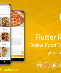 Flutter Restaurant ( Online Food Delivery System For iOS and Android ) 1.6