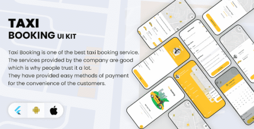 Flutter Taxi Booking App UI KIT