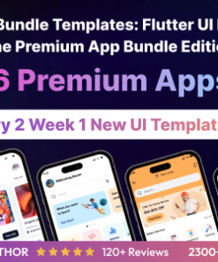 Flutter UI Bundle templates: Flutter UI Master Kit | The Premium App Bundle Edition