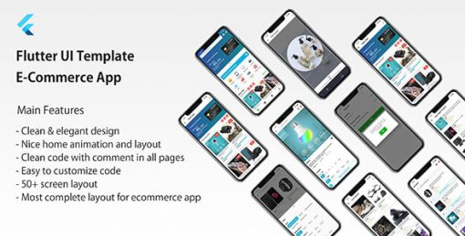 Flutter UI Template - E-Commerce App