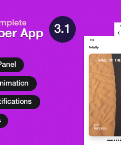 Flutter Wallpaper App for Android - Full App + Admin Panel