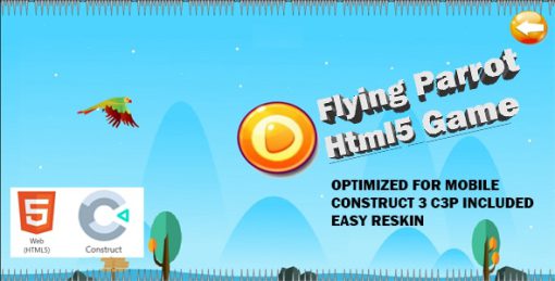 Flying Parrot HTML5 Game Construct 3