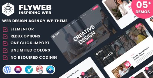 Flyweb - Web Design Agency WordPress Theme