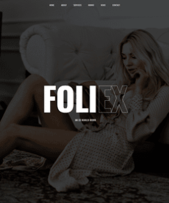 Foliex - One Page Portfolio WordPress Theme