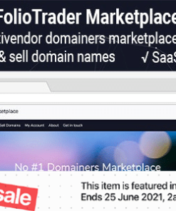 FolioTrader Multivendor - Buy & Sell Domains Marketplace