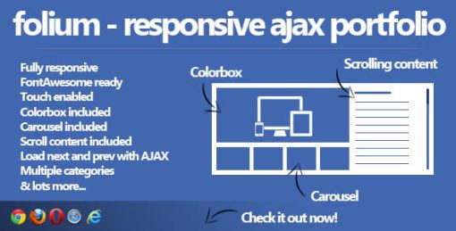 Folium - Responsive Ajax Portfolio