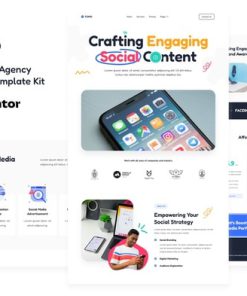 FOMO - Social Media Marketing Agency Elementor Template Kit