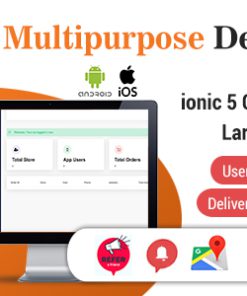 Food Delivery App - ionic 5 Complete App with Laravel Backend (User, Store & Driver App)