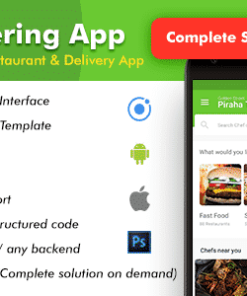 Food Delivery App|Food Ordering App|Android + iOS App Template|3 Apps| Multi Restro Cookfu (IONIC 4)