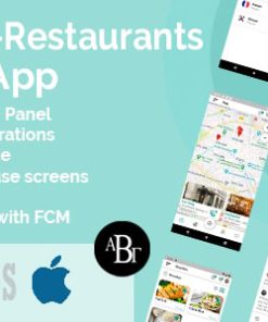 Food Delivery Flutter App + PHP Laravel Admin Panel