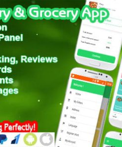 Food Delivery Ionic + PHP Laravel Admin Panel