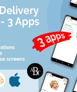 Food Delivery UI Kit in Flutter - 3 Apps - Customer App + Delivery App + Owner App