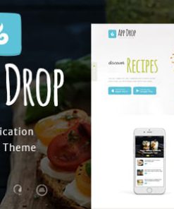 Food Drop | Meal Ordering & Delivery Mobile App WordPress Theme