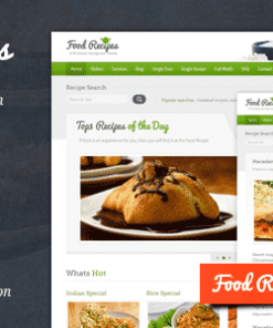 Food Recipes - WordPress Theme