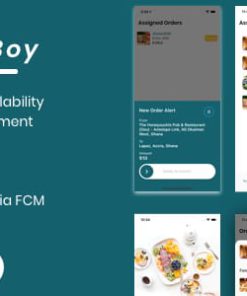 Foodie Delivery Boy For Foodie Multi-Restaurants Flutter App