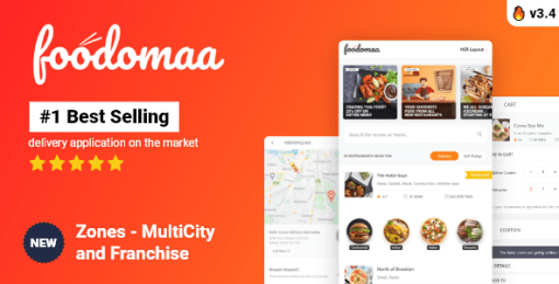 Foodomaa - Multi-restaurant Food Ordering, Restaurant Management and Delivery Application